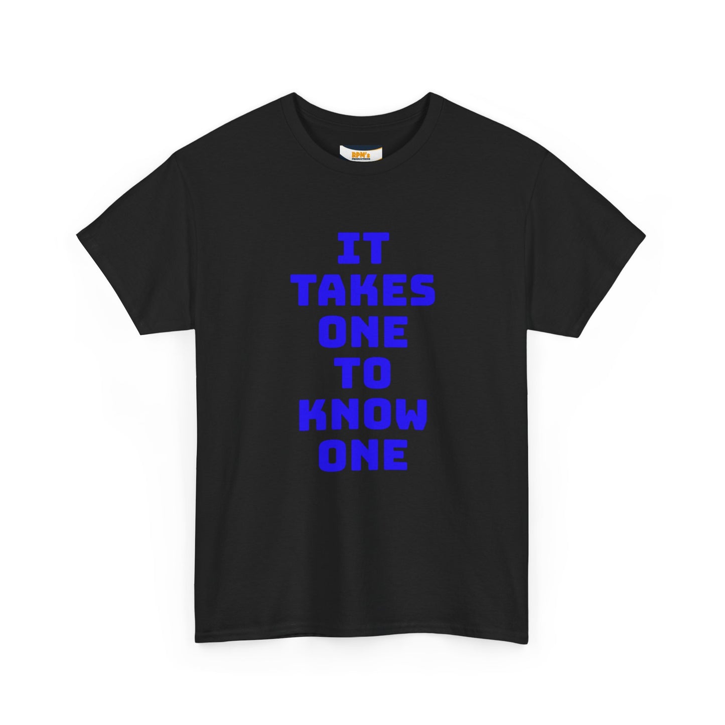 Unisex Heavy Cotton Tee - "It Takes One to Know One" | Perfect for Friendship Day, Casual Wear, Gift Ideas, Matching Tees