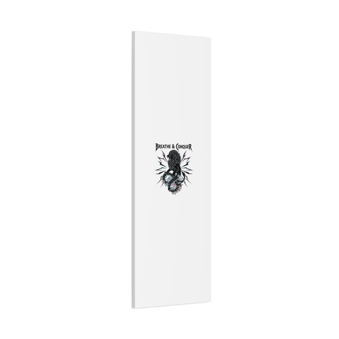 Breathe & Conquer Canvas | Matte Stretched Wall Art, Heavy Metal Wellness