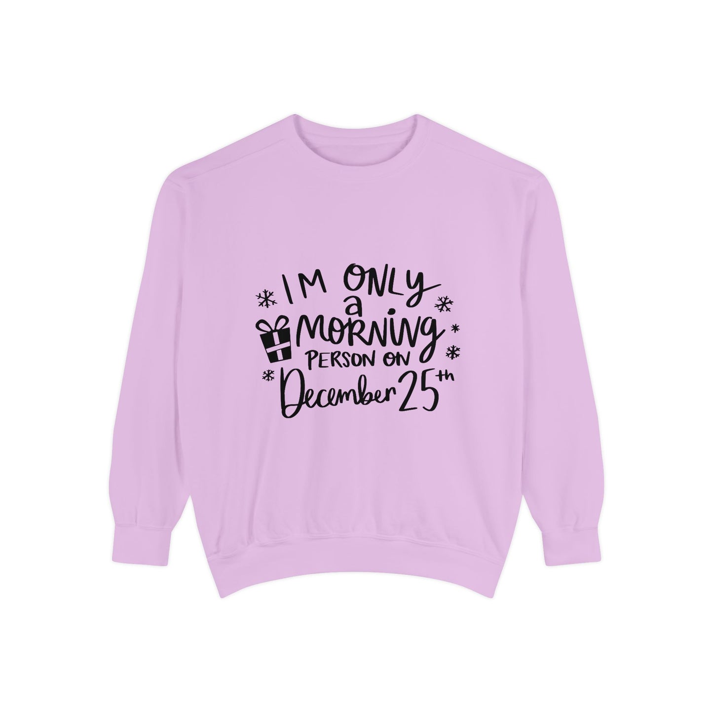 Festive Morning Sweatshirt | Christmas Apparel, Holiday Gift, Cozy Sweater, Unisex Sweatshirt, December Celebration Wear