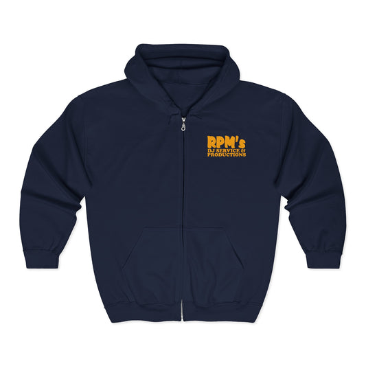 RPM's Cozy Unisex Zip Hoodie - Perfect for Everyday, Layering, Gift for Him/Her, Casual Wear, Unisex Fashion, Streetwear
