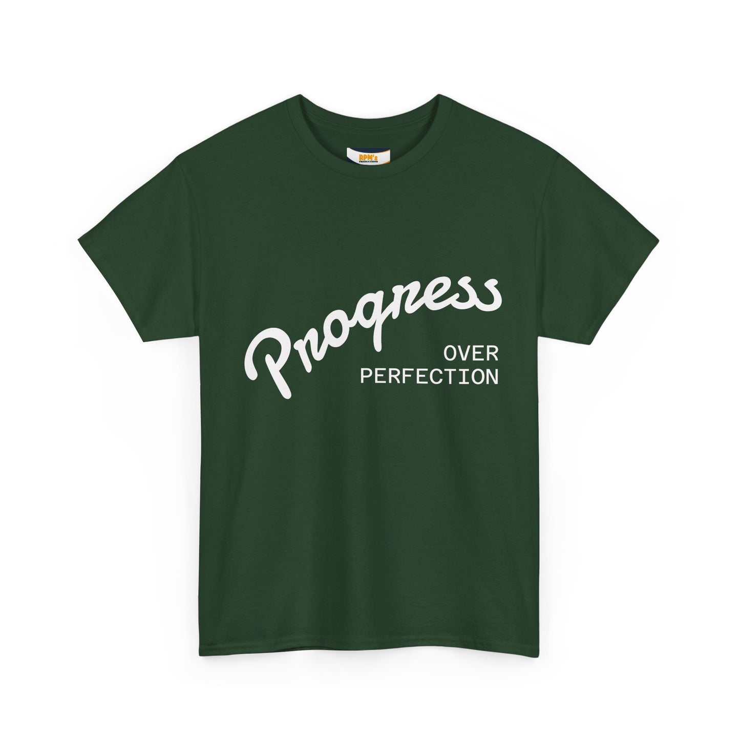 Progress Over Perfection Tee, Inspirational T-Shirt, Motivation Tee, Unisex Casual Shirt, Gift for Goal-Getters