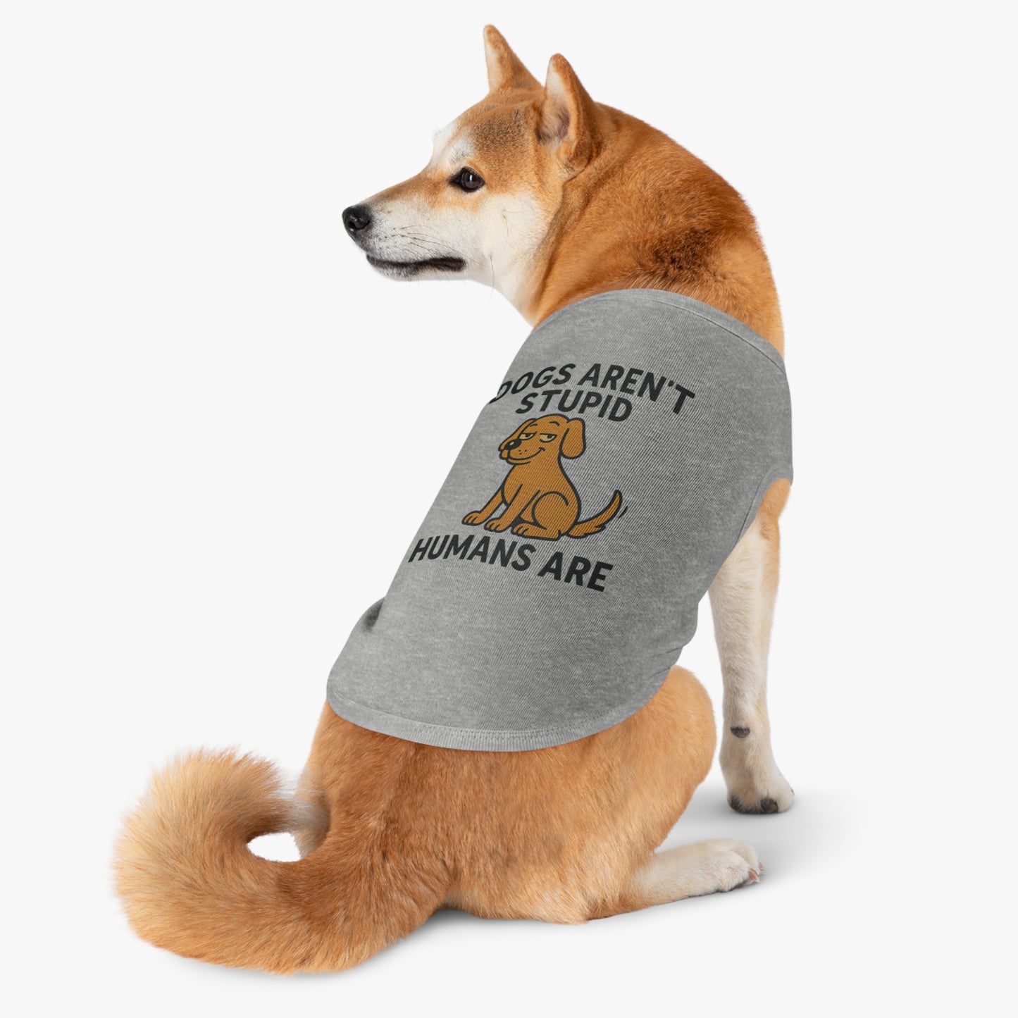 Humorous Dog Tank Top - Perfect for Pet Lovers, Doggie Apparel, Funny Gifts, Casual Wear, Dog-Themed Clothing