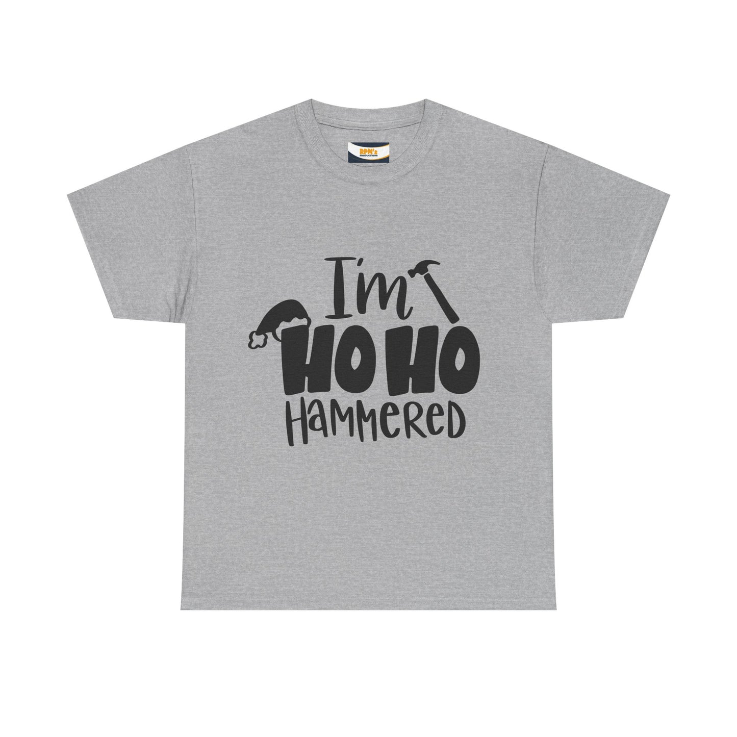 I'm Hammered Holiday Tee, Funny Christmas T-Shirt, Unisex Humor Top, Gift for Dad, Party Shirt, Casual Wear