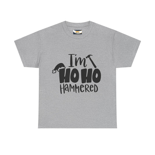 I'm Hammered Holiday Tee, Funny Christmas T-Shirt, Unisex Humor Top, Gift for Dad, Party Shirt, Casual Wear