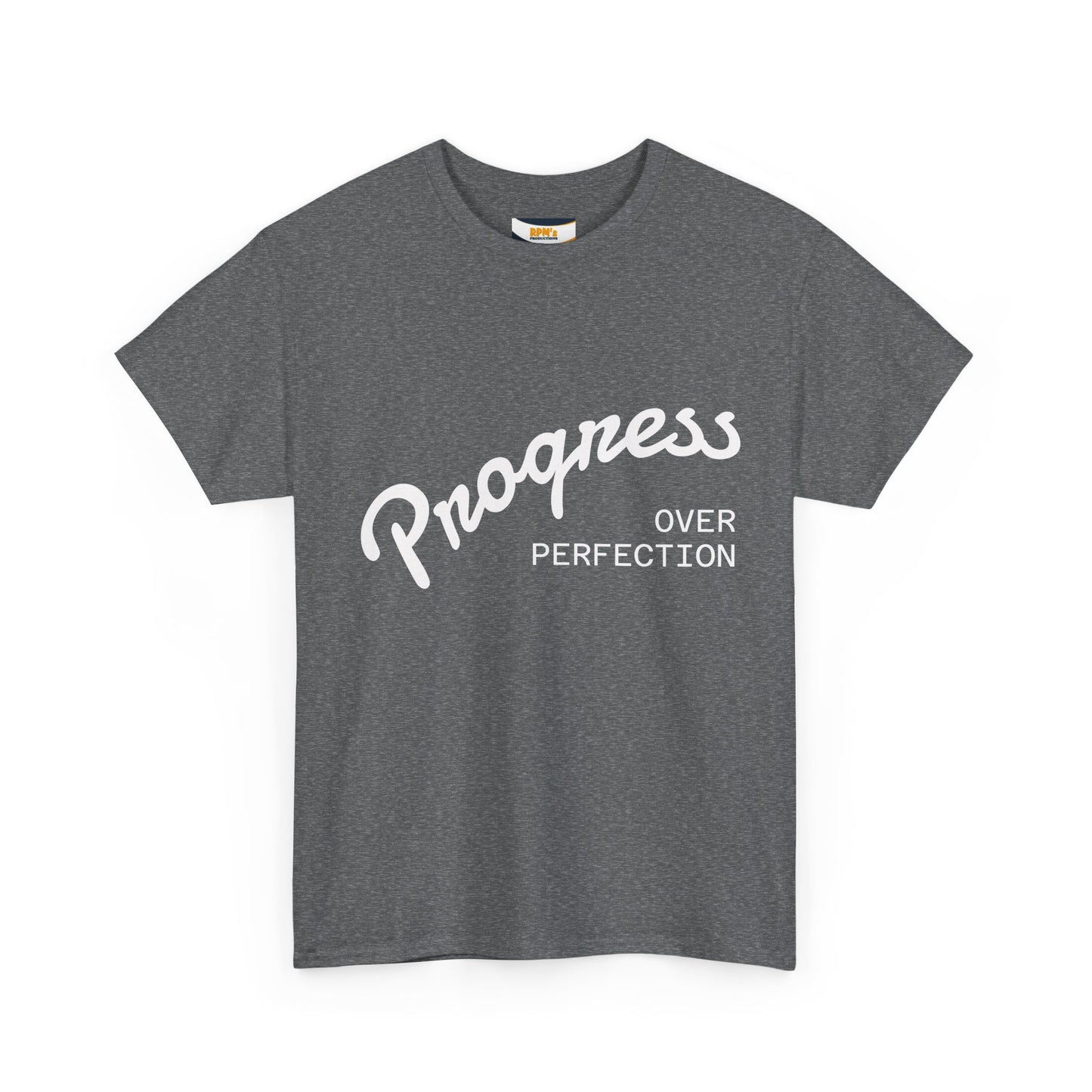 Progress Over Perfection Tee, Inspirational T-Shirt, Motivation Tee, Unisex Casual Shirt, Gift for Goal-Getters