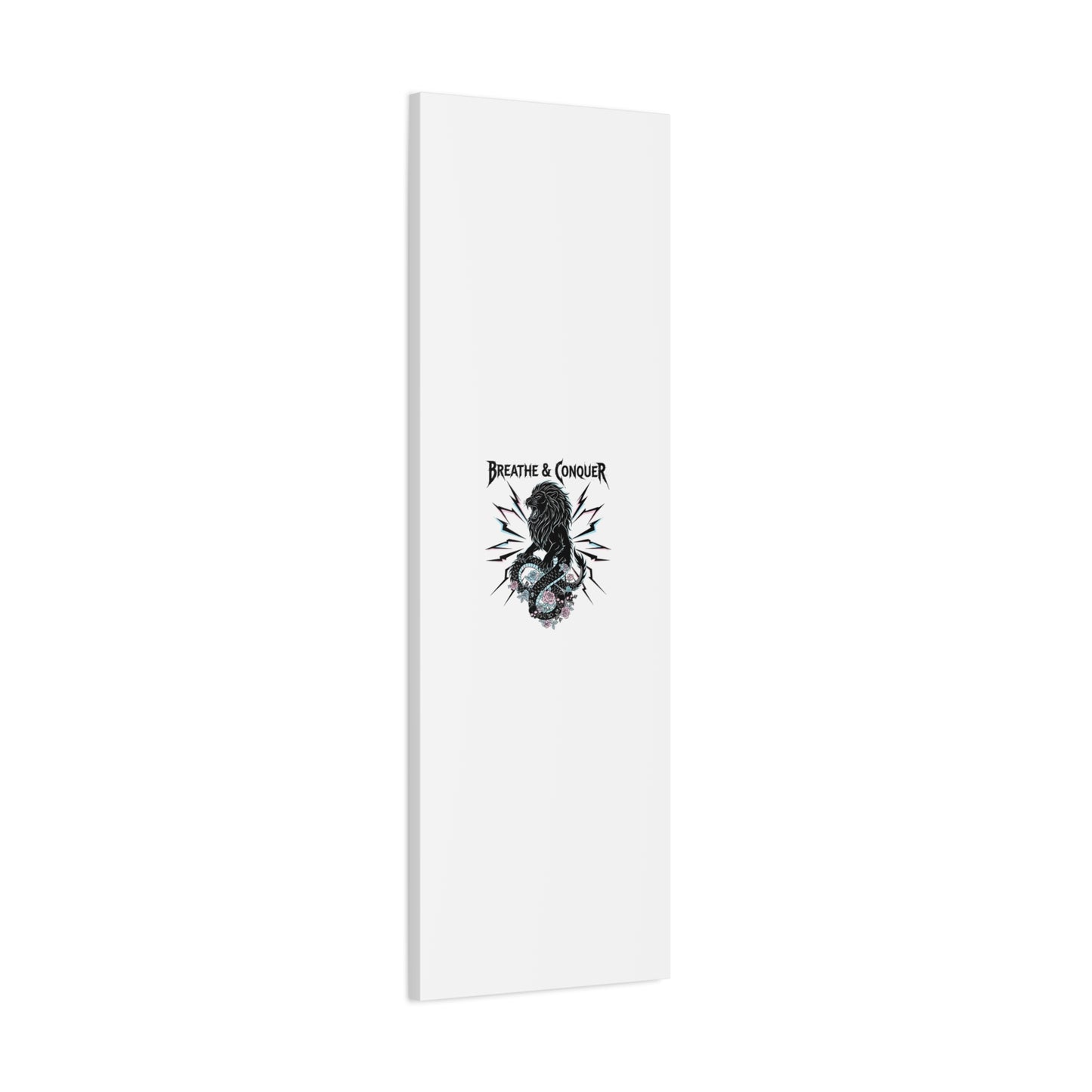 Breathe & Conquer Canvas | Matte Stretched Wall Art, Heavy Metal Wellness