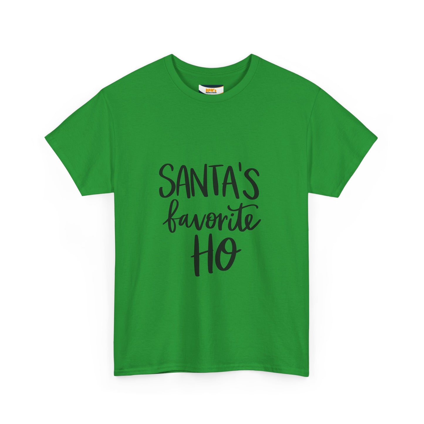 Santa's Favorite Heavy Cotton Tee, Christmas T-Shirt, Holiday Gift, Unisex Tee, Festive Apparel, Funny Christmas Shirt