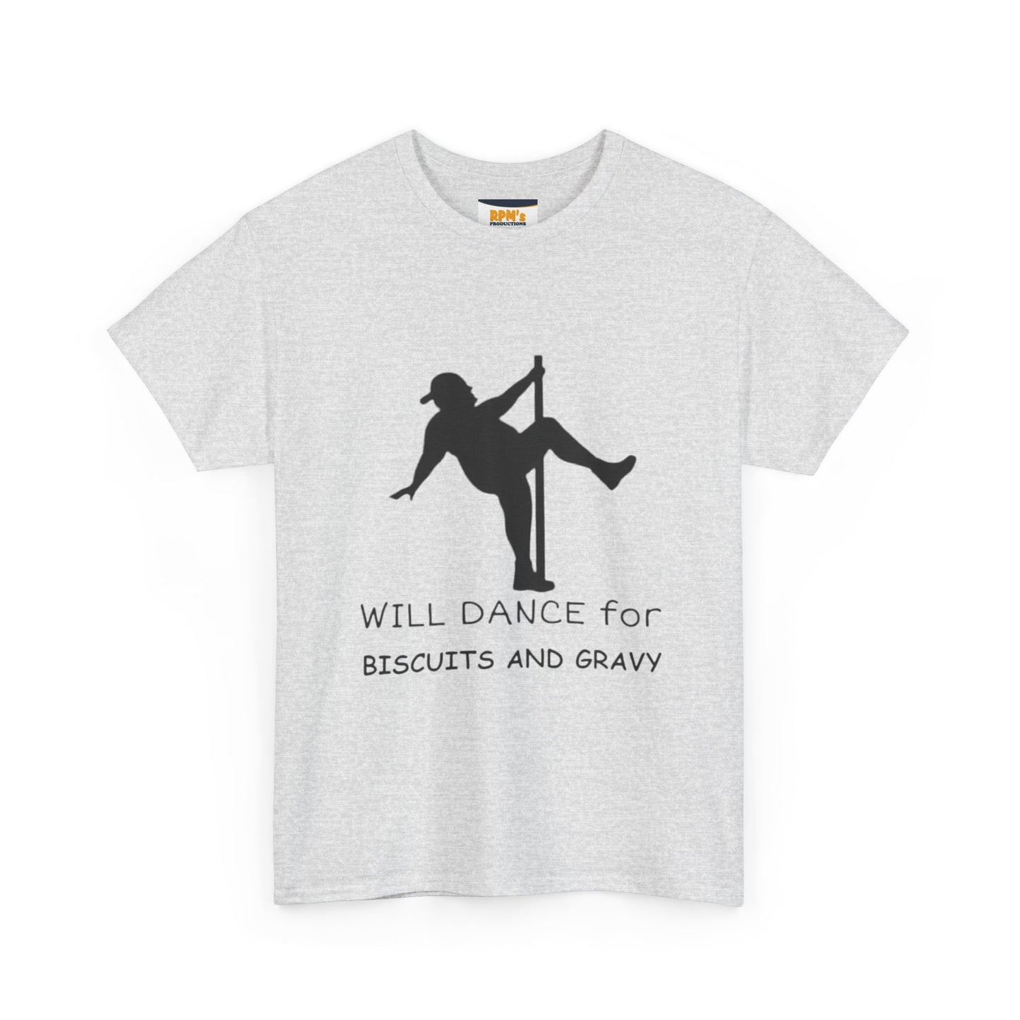 Whimsical Dance Tee - Unisex Heavy Cotton Tee, Great for Festivals, Gifts, Dance Events, Casual Wear, or Food Lovers