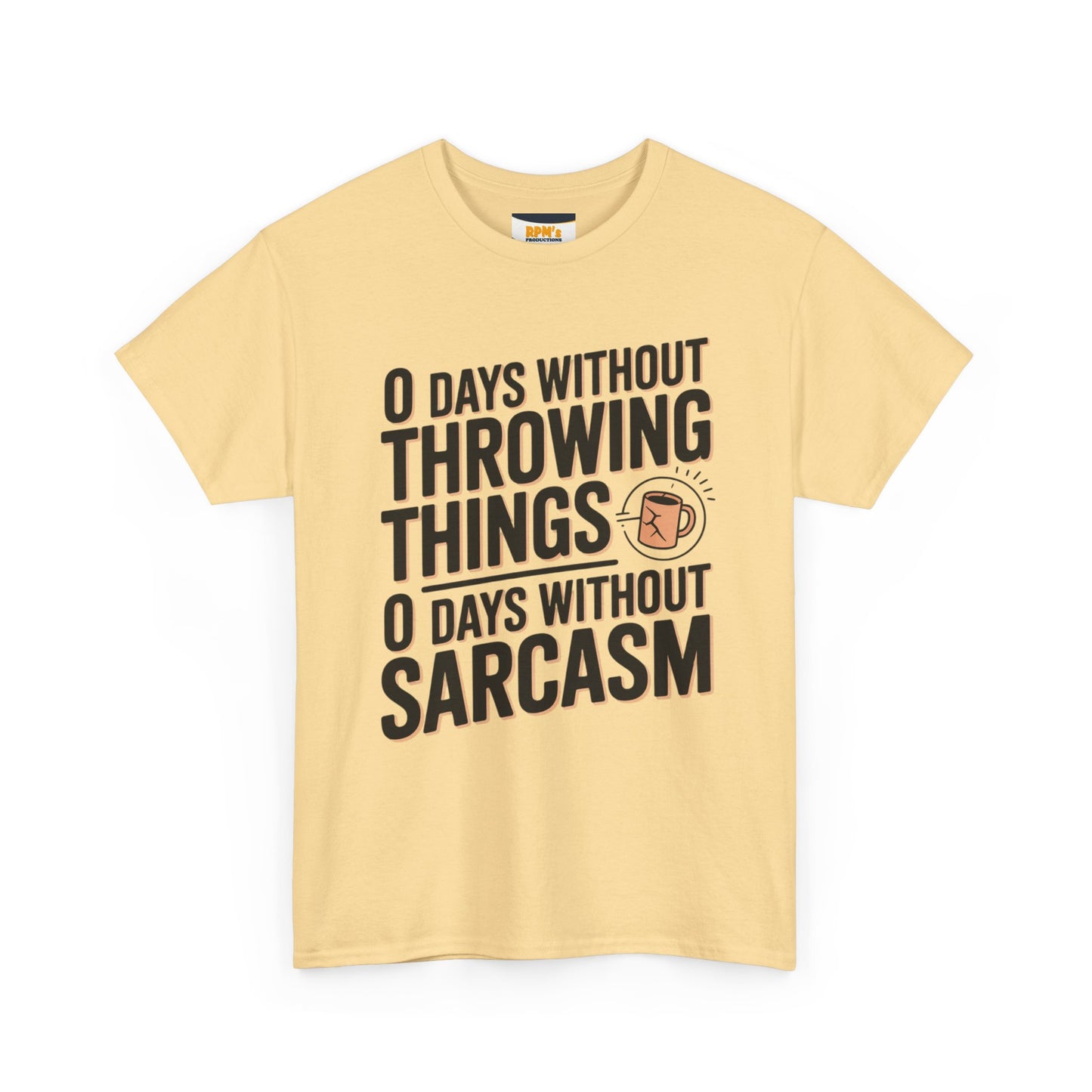 Sarcastic Unisex Heavy Cotton Tee, Funny Tee, Casual Wear, Gift for Sarcasm Lovers, Humor Shirt, Everyday Top