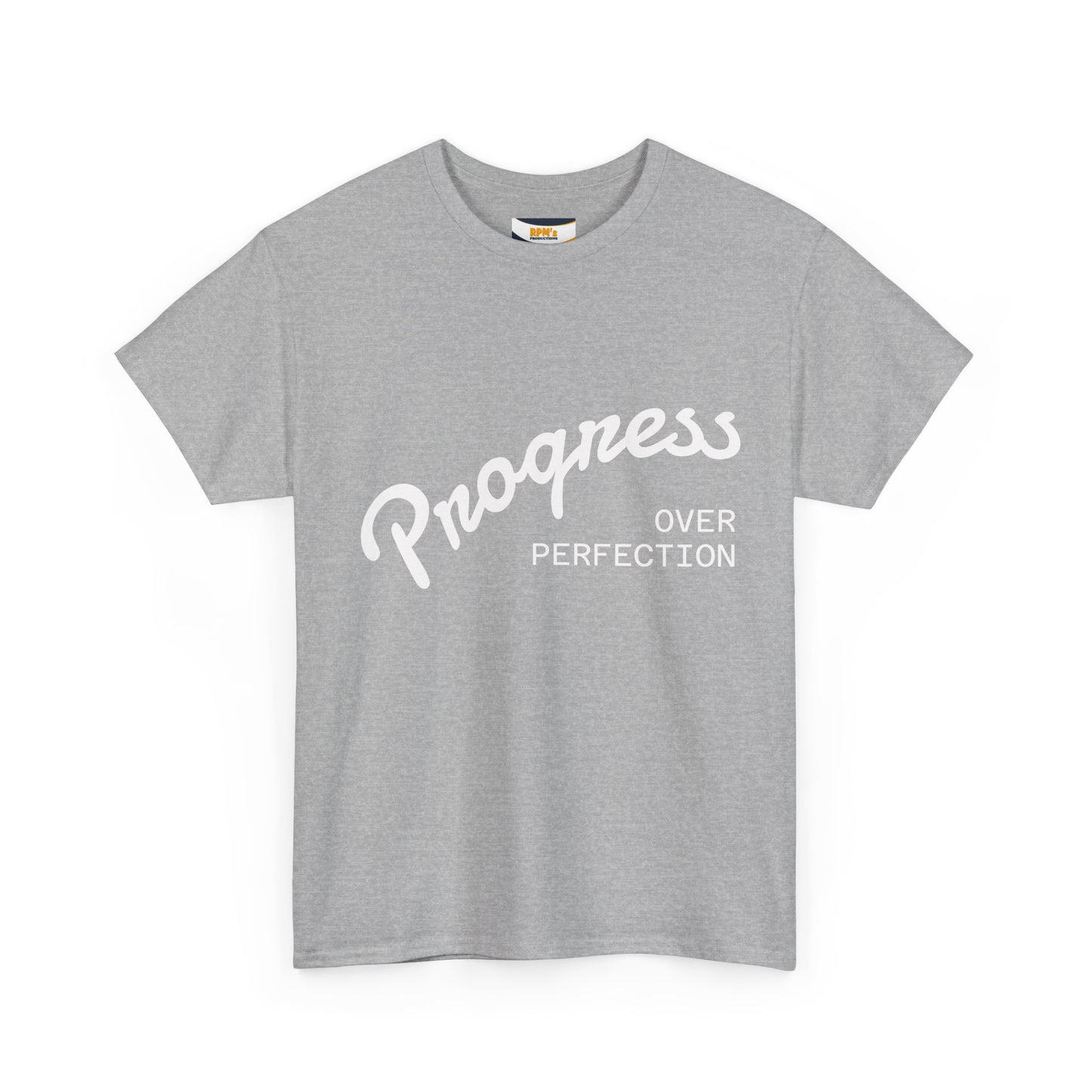 Progress Over Perfection Tee, Inspirational T-Shirt, Motivation Tee, Unisex Casual Shirt, Gift for Goal-Getters