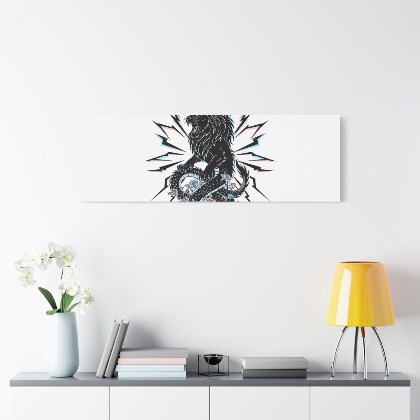 Breathe & Conquer Canvas | Matte Stretched Wall Art, Heavy Metal Wellness