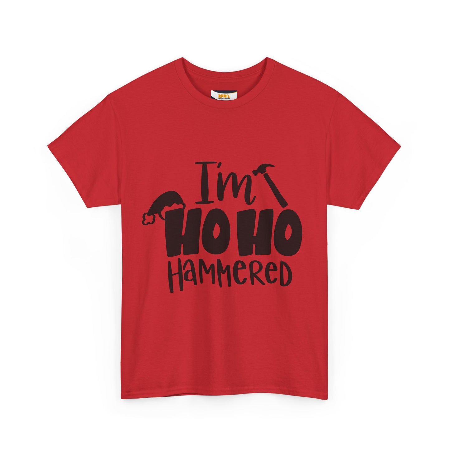 I'm Hammered Holiday Tee, Funny Christmas T-Shirt, Unisex Humor Top, Gift for Dad, Party Shirt, Casual Wear