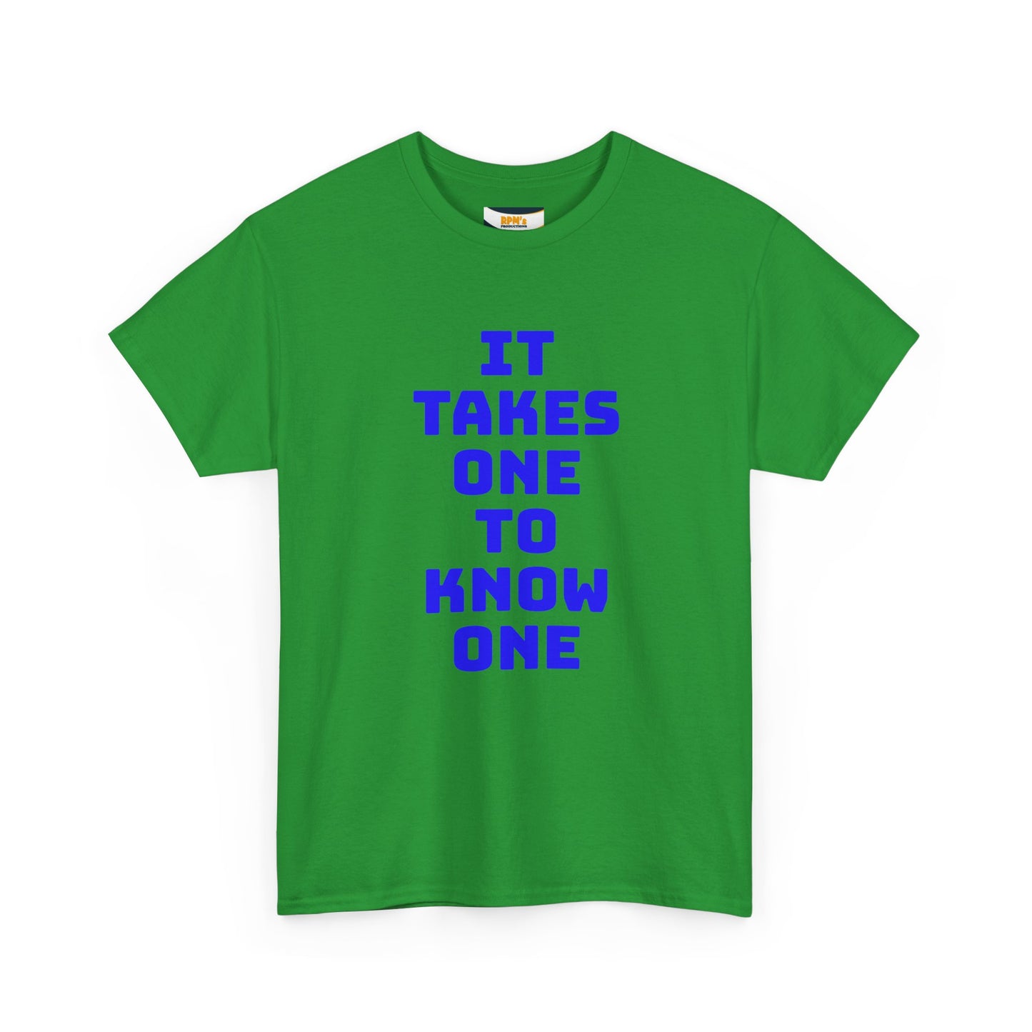 Unisex Heavy Cotton Tee - "It Takes One to Know One" | Perfect for Friendship Day, Casual Wear, Gift Ideas, Matching Tees