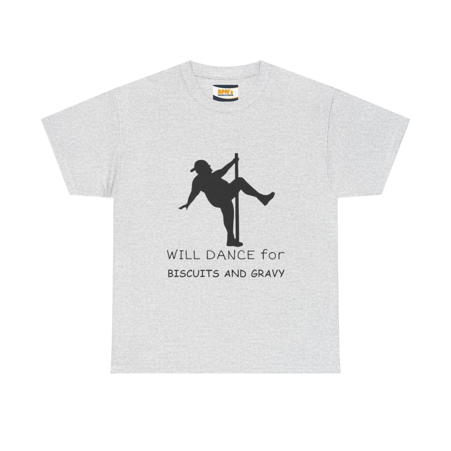 Whimsical Dance Tee - Unisex Heavy Cotton Tee, Great for Festivals, Gifts, Dance Events, Casual Wear, or Food Lovers