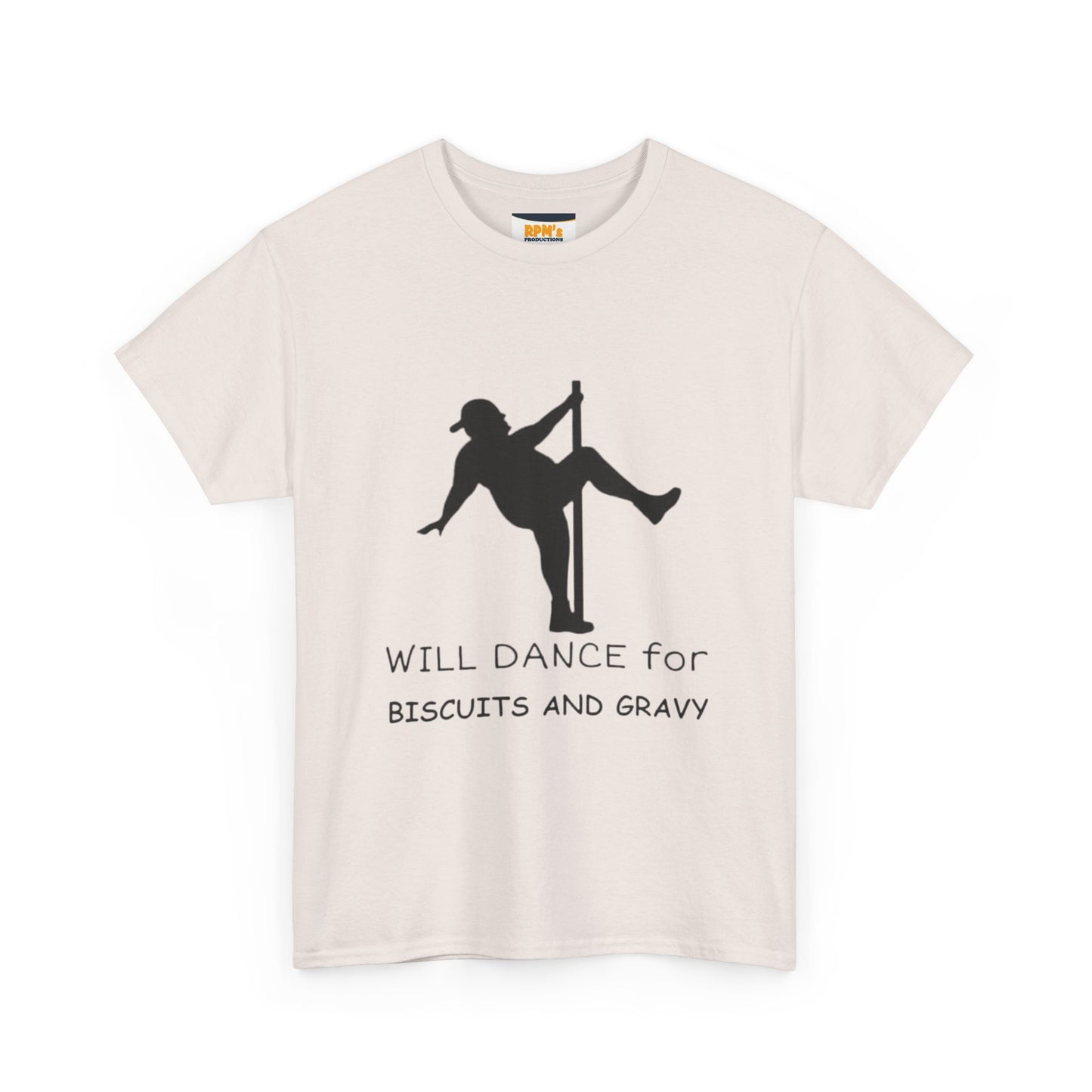 Whimsical Dance Tee - Unisex Heavy Cotton Tee, Great for Festivals, Gifts, Dance Events, Casual Wear, or Food Lovers