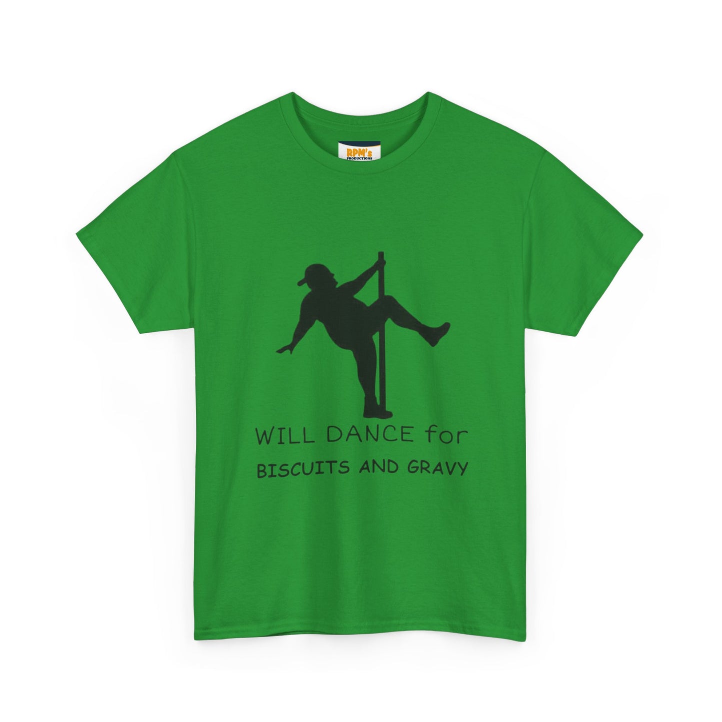 Whimsical Dance Tee - Unisex Heavy Cotton Tee, Great for Festivals, Gifts, Dance Events, Casual Wear, or Food Lovers