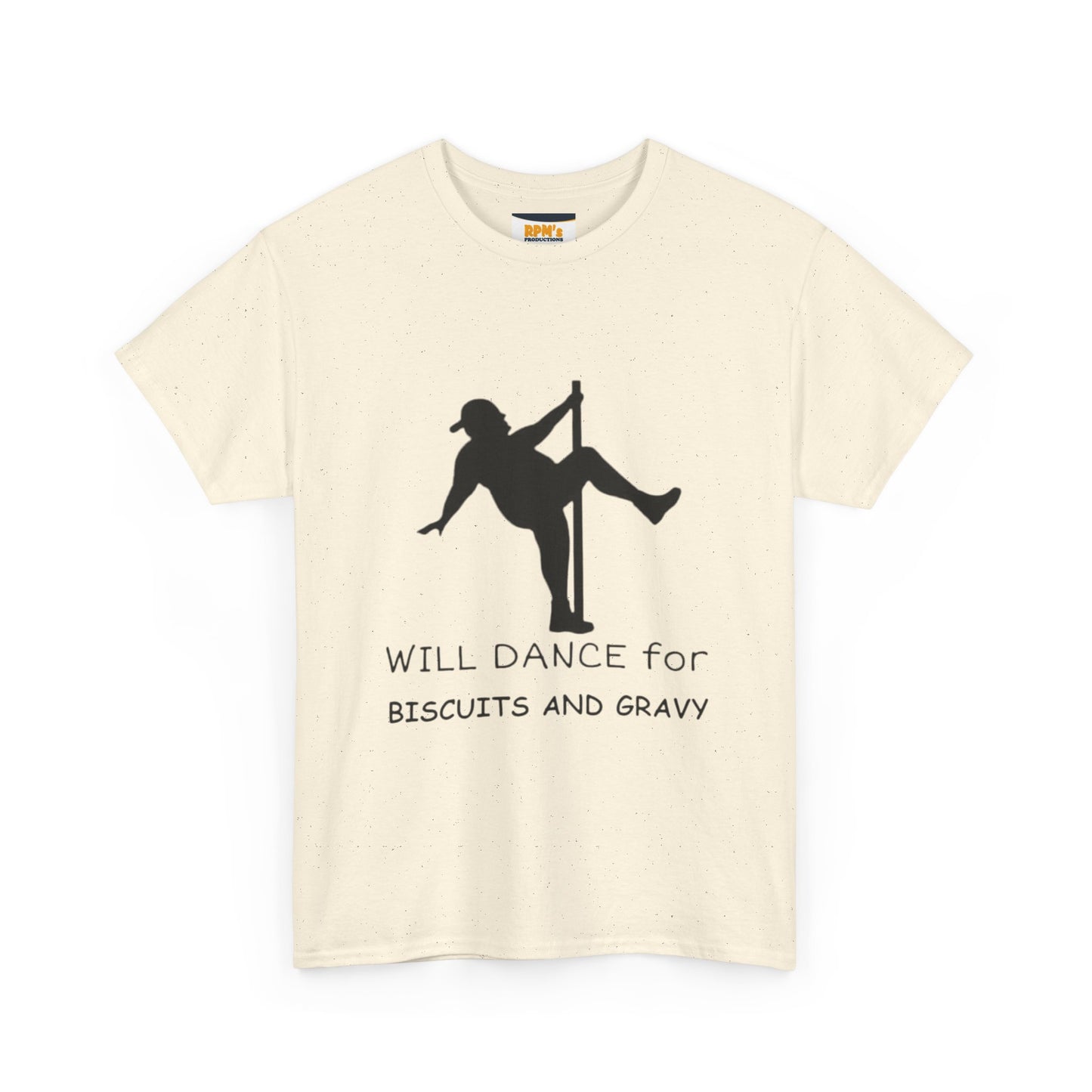 Whimsical Dance Tee - Unisex Heavy Cotton Tee, Great for Festivals, Gifts, Dance Events, Casual Wear, or Food Lovers