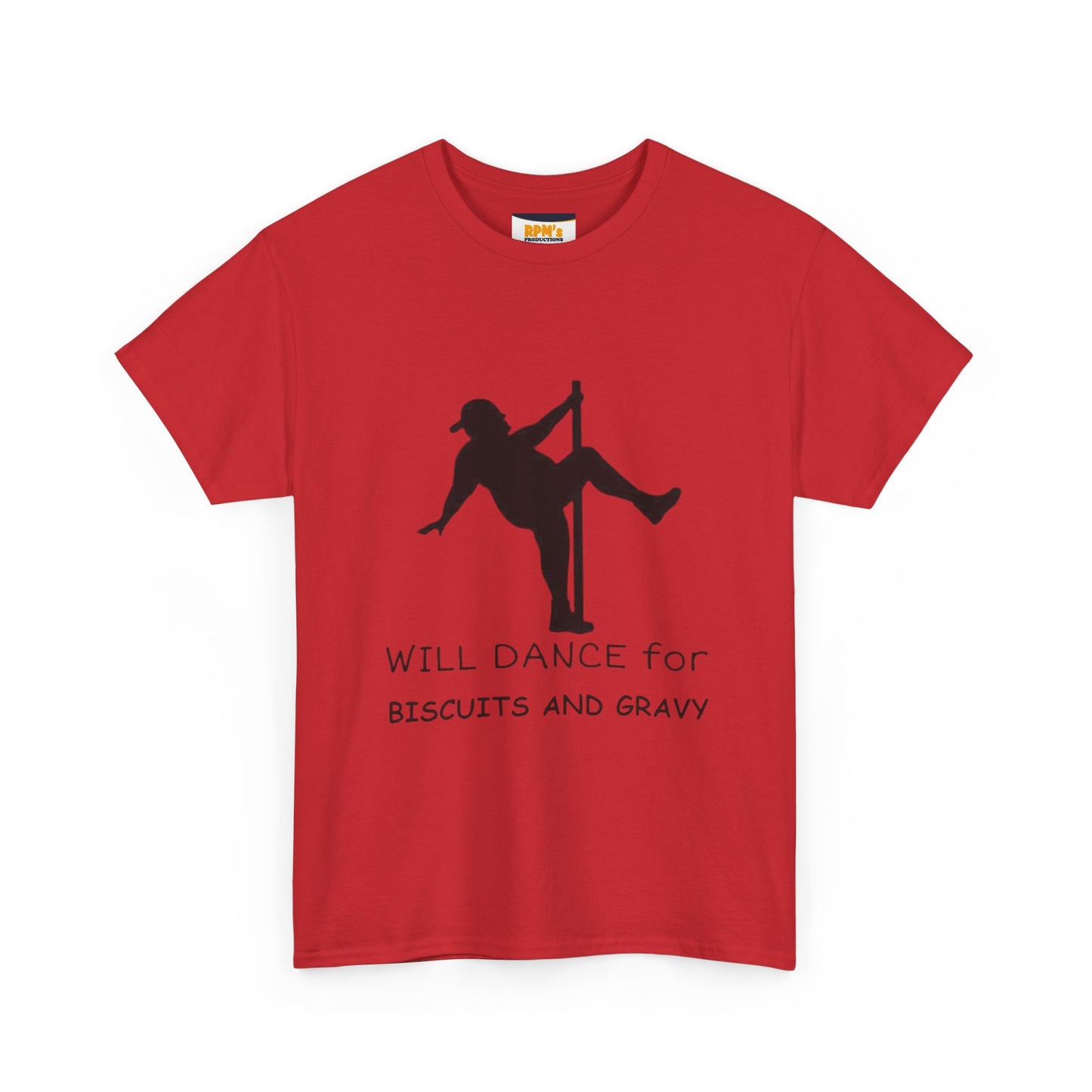 Whimsical Dance Tee - Unisex Heavy Cotton Tee, Great for Festivals, Gifts, Dance Events, Casual Wear, or Food Lovers