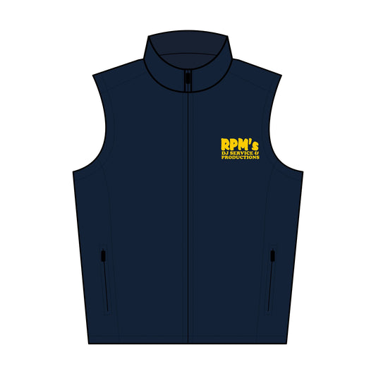 Custom Embroidered Soft Shell Vest for Men, Personalized Outerwear, Stylish Workwear, Gift for Him, Perfect for Outdoors