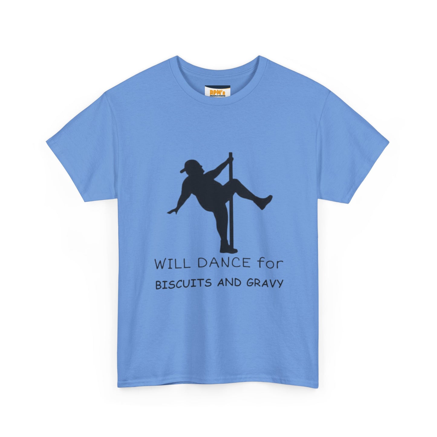 Whimsical Dance Tee - Unisex Heavy Cotton Tee, Great for Festivals, Gifts, Dance Events, Casual Wear, or Food Lovers