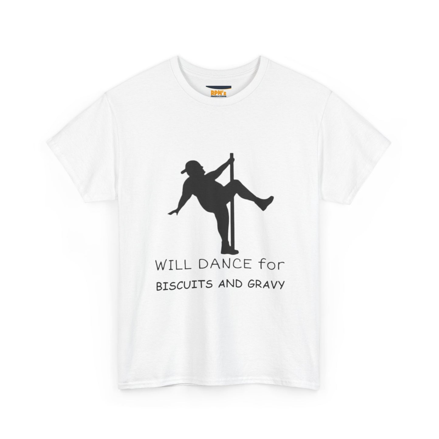 Whimsical Dance Tee - Unisex Heavy Cotton Tee, Great for Festivals, Gifts, Dance Events, Casual Wear, or Food Lovers