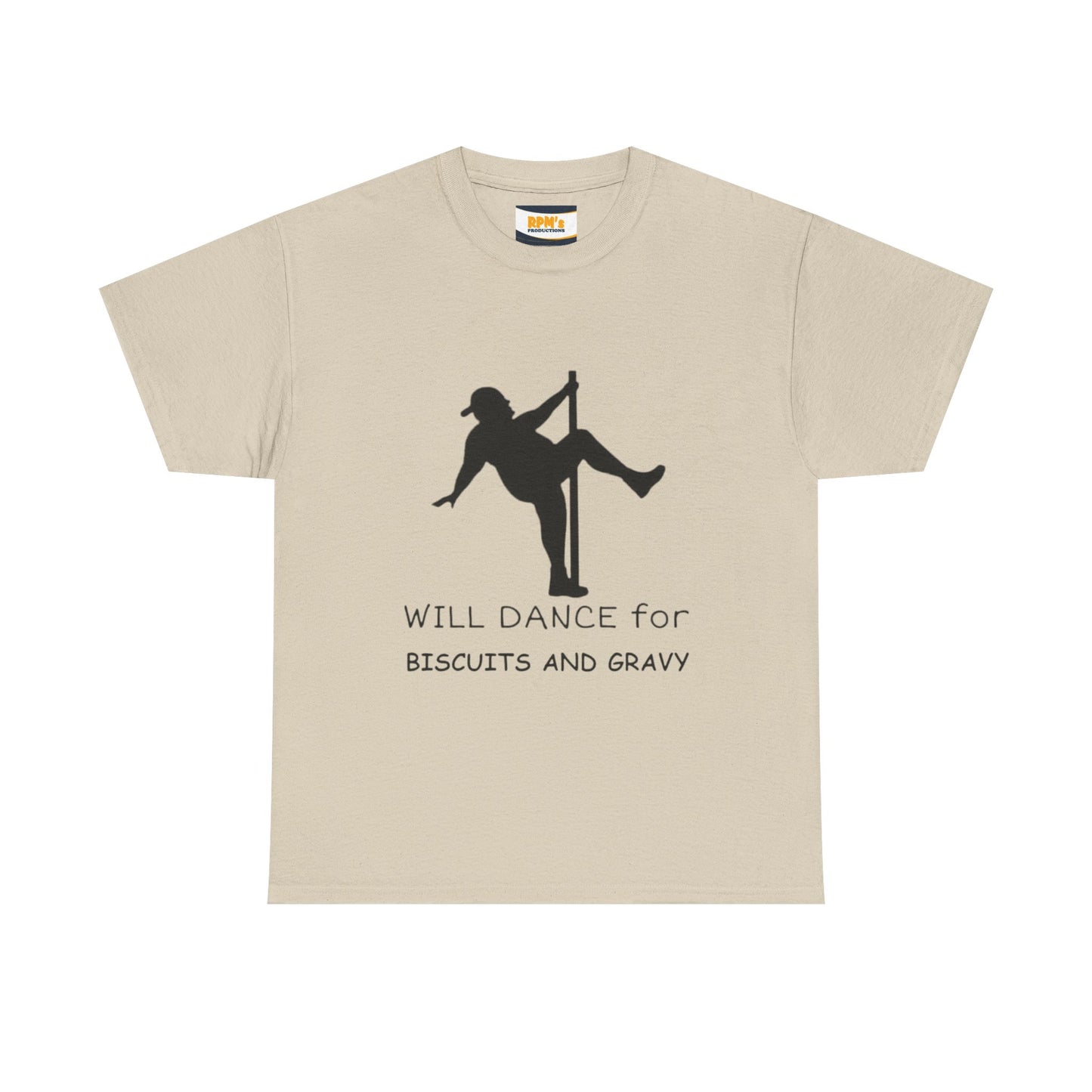 Whimsical Dance Tee - Unisex Heavy Cotton Tee, Great for Festivals, Gifts, Dance Events, Casual Wear, or Food Lovers