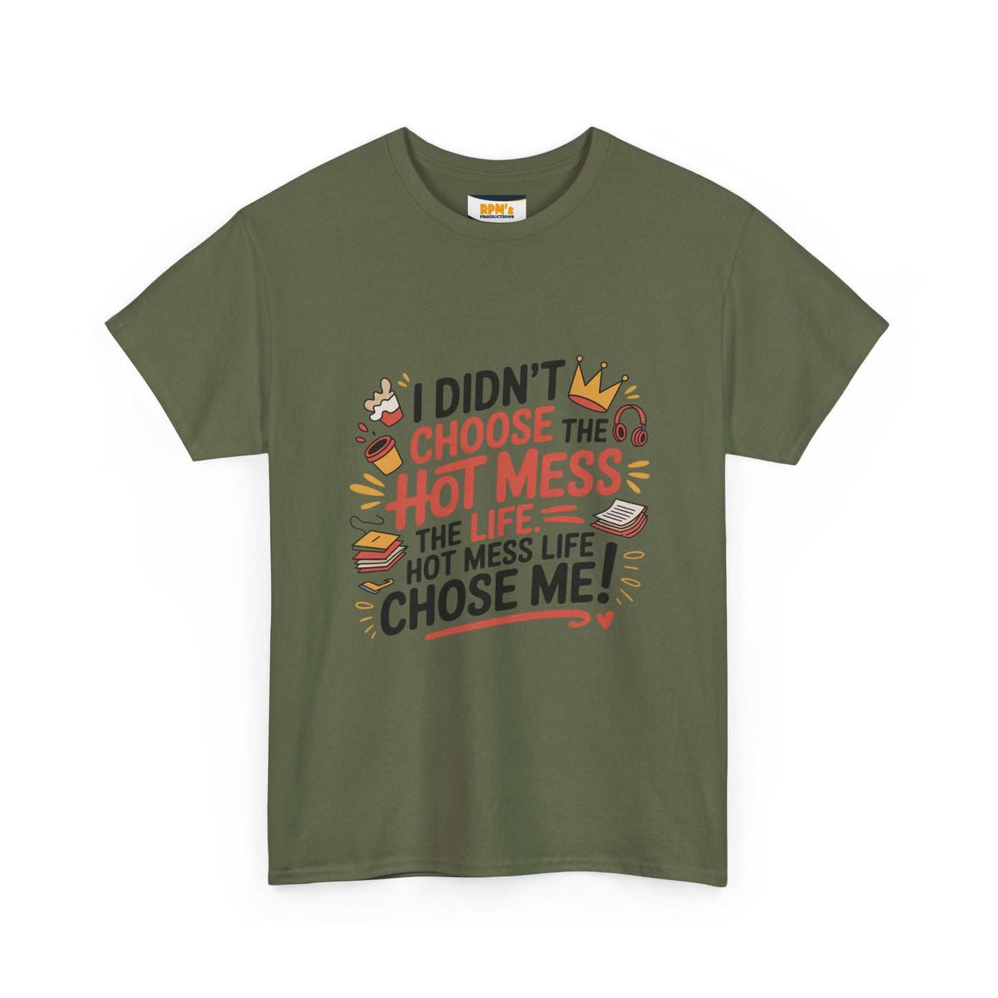 Hot Mess Unisex T-Shirt - Fun Casual Tee, Gift for Friends, Everyday Wear, Funny Quote Shirt, Birthday Gift, Humor Apparel