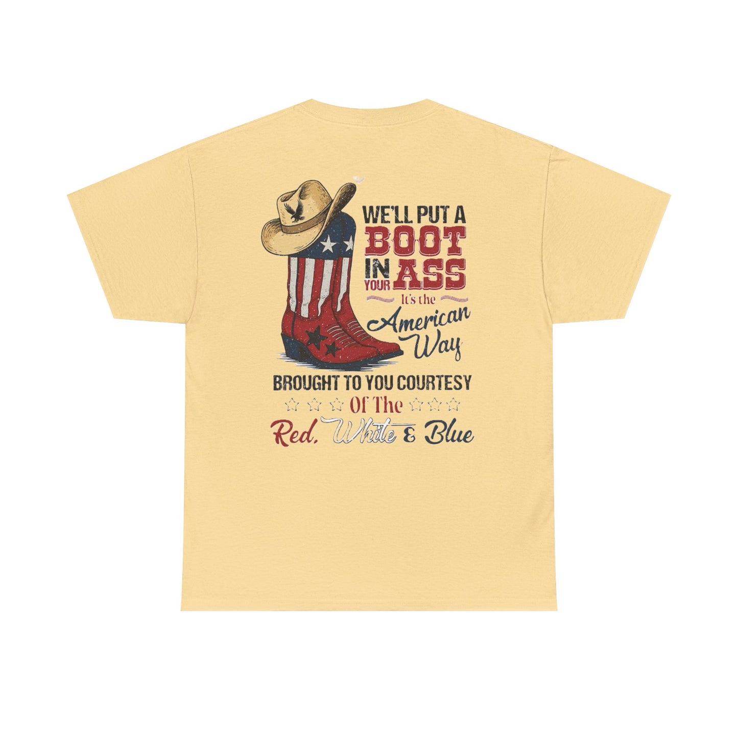 American Pride Tee, Unisex Cotton Shirt, Country Music Lover Gift, Patriotic Apparel, Independence Day Outfit, Cowboy Style Tee