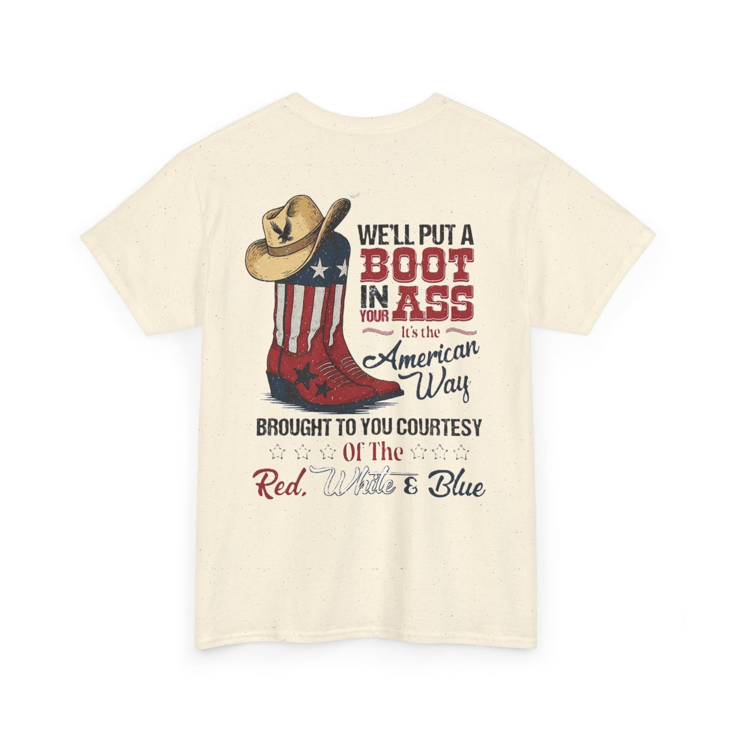 American Pride Tee, Unisex Cotton Shirt, Country Music Lover Gift, Patriotic Apparel, Independence Day Outfit, Cowboy Style Tee