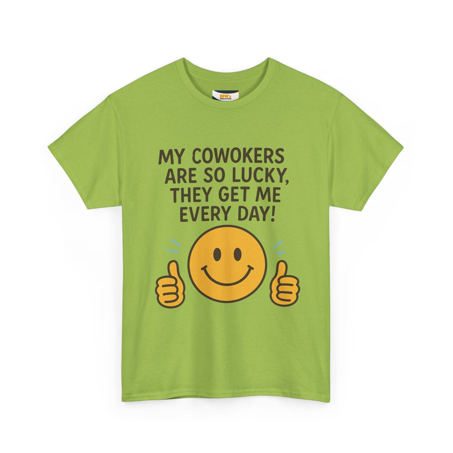 Funny Work Quote Unisex Heavy Cotton Tee, Office Humor Shirt, Coworker Gift, Sarcastic Tee, Work from Home Apparel