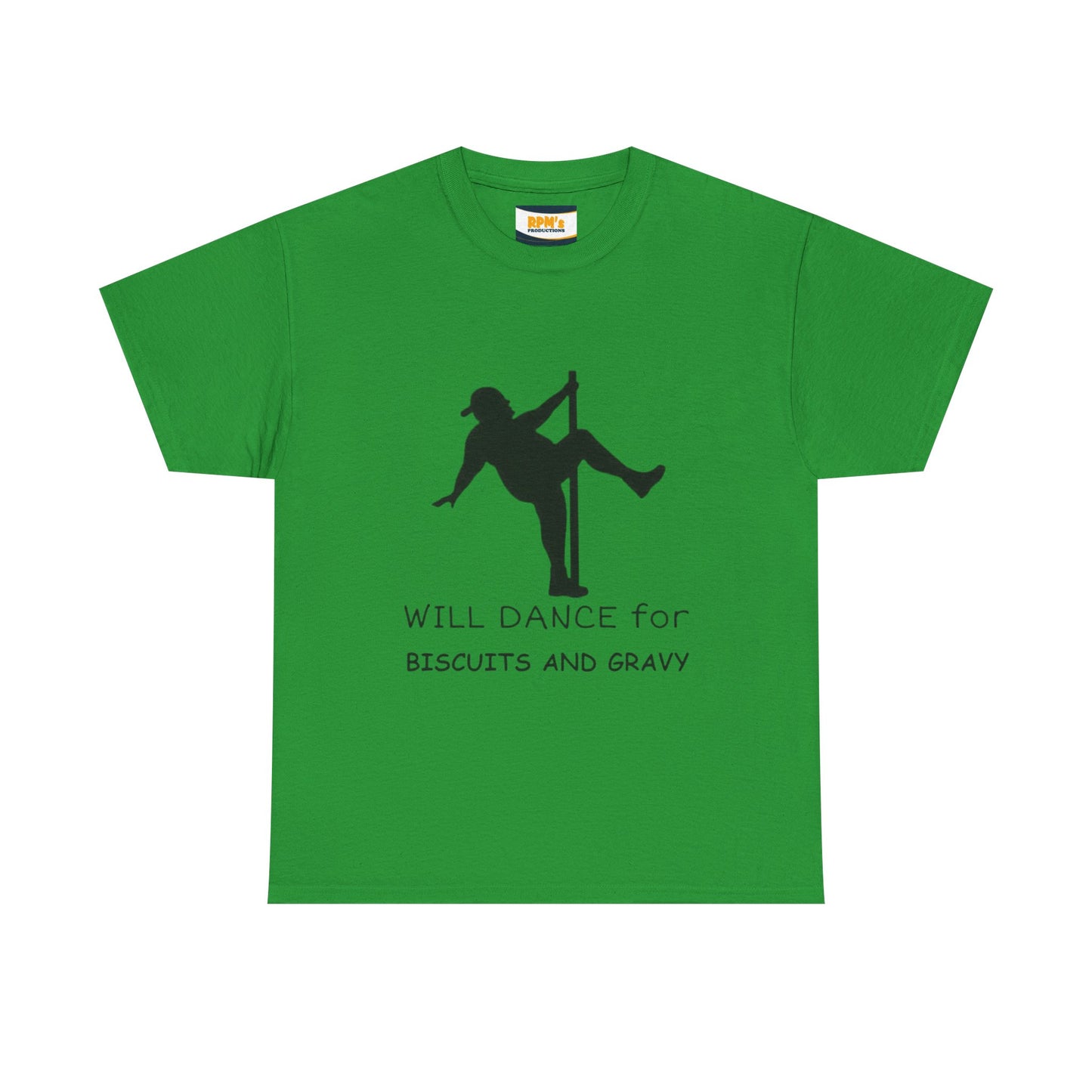 Whimsical Dance Tee - Unisex Heavy Cotton Tee, Great for Festivals, Gifts, Dance Events, Casual Wear, or Food Lovers