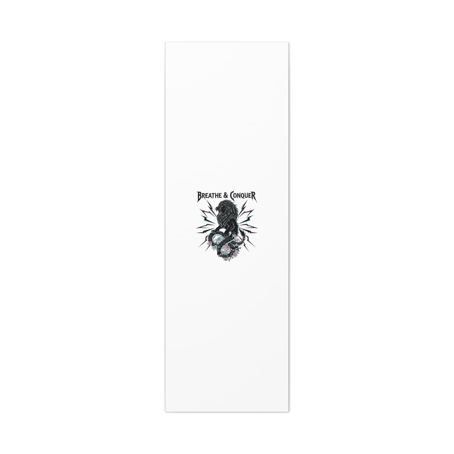 Breathe & Conquer Canvas | Matte Stretched Wall Art, Heavy Metal Wellness