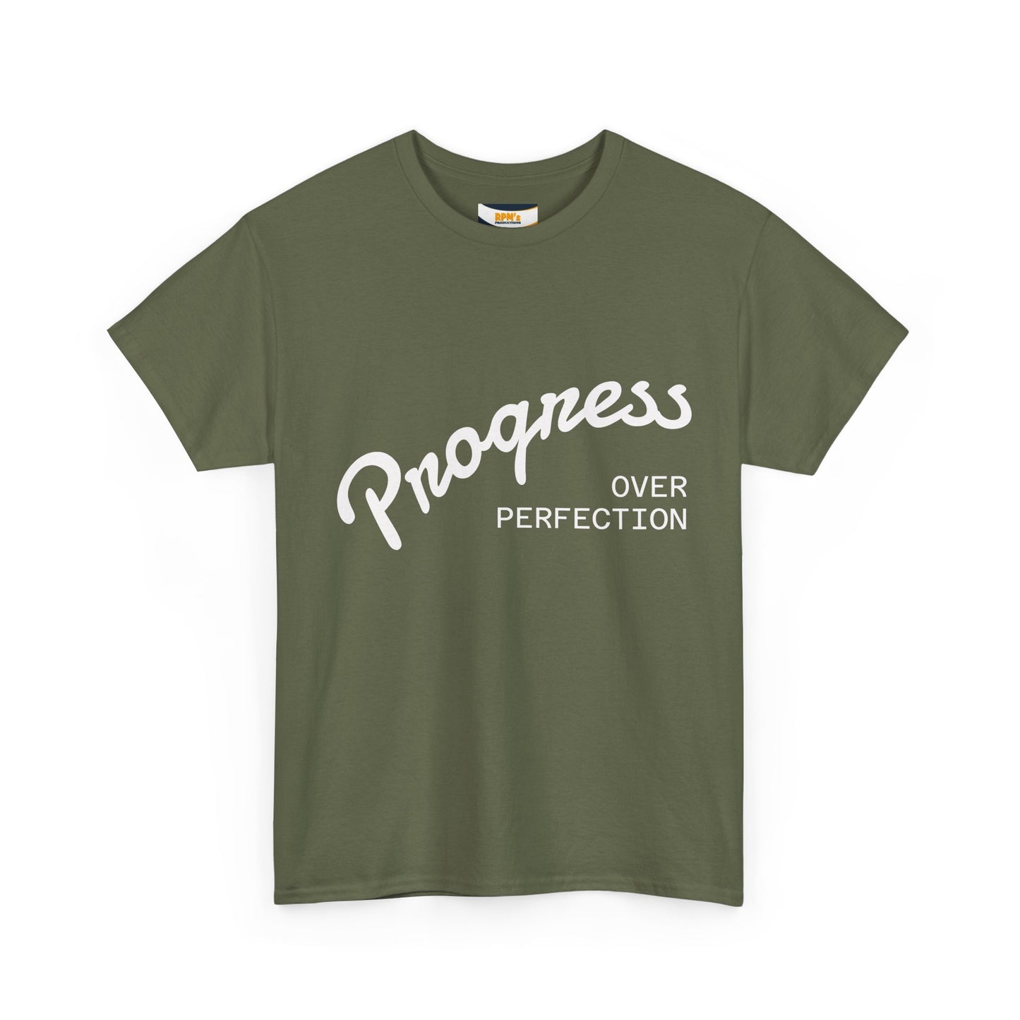 Progress Over Perfection Tee, Inspirational T-Shirt, Motivation Tee, Unisex Casual Shirt, Gift for Goal-Getters