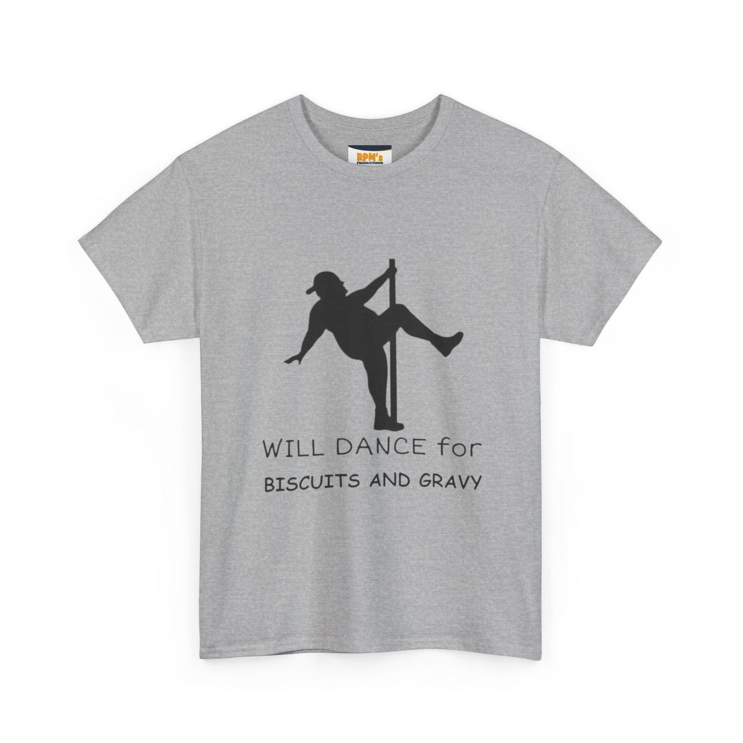 Whimsical Dance Tee - Unisex Heavy Cotton Tee, Great for Festivals, Gifts, Dance Events, Casual Wear, or Food Lovers