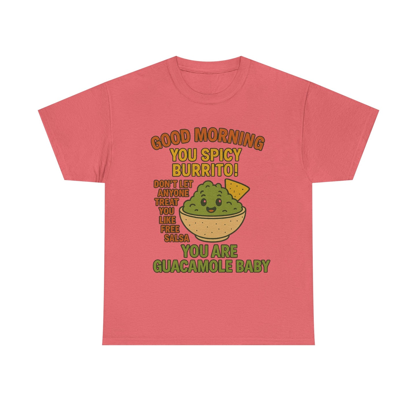 Funny Guacamole Tee, Spicy Burrito Shirt, Humor T-Shirt, Foodie Gift, Unique Cotton Tee, Casual Wear