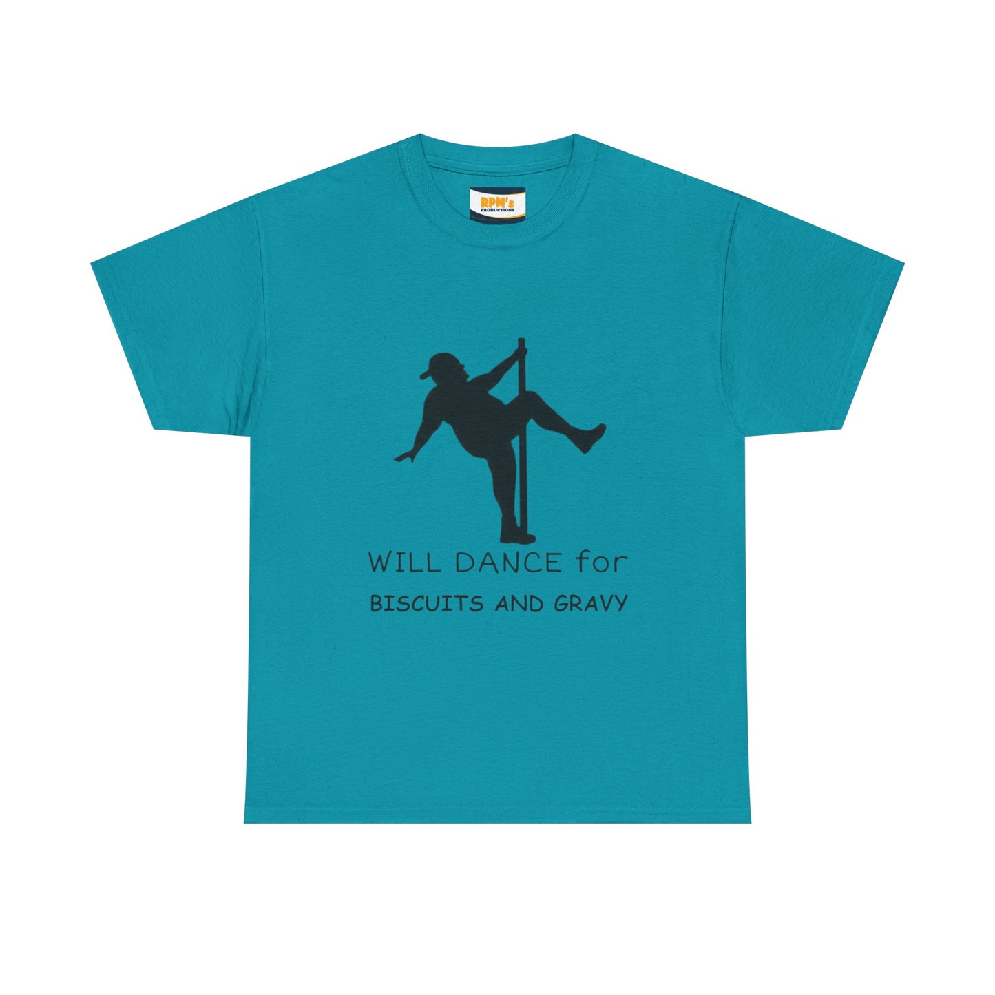 Whimsical Dance Tee - Unisex Heavy Cotton Tee, Great for Festivals, Gifts, Dance Events, Casual Wear, or Food Lovers