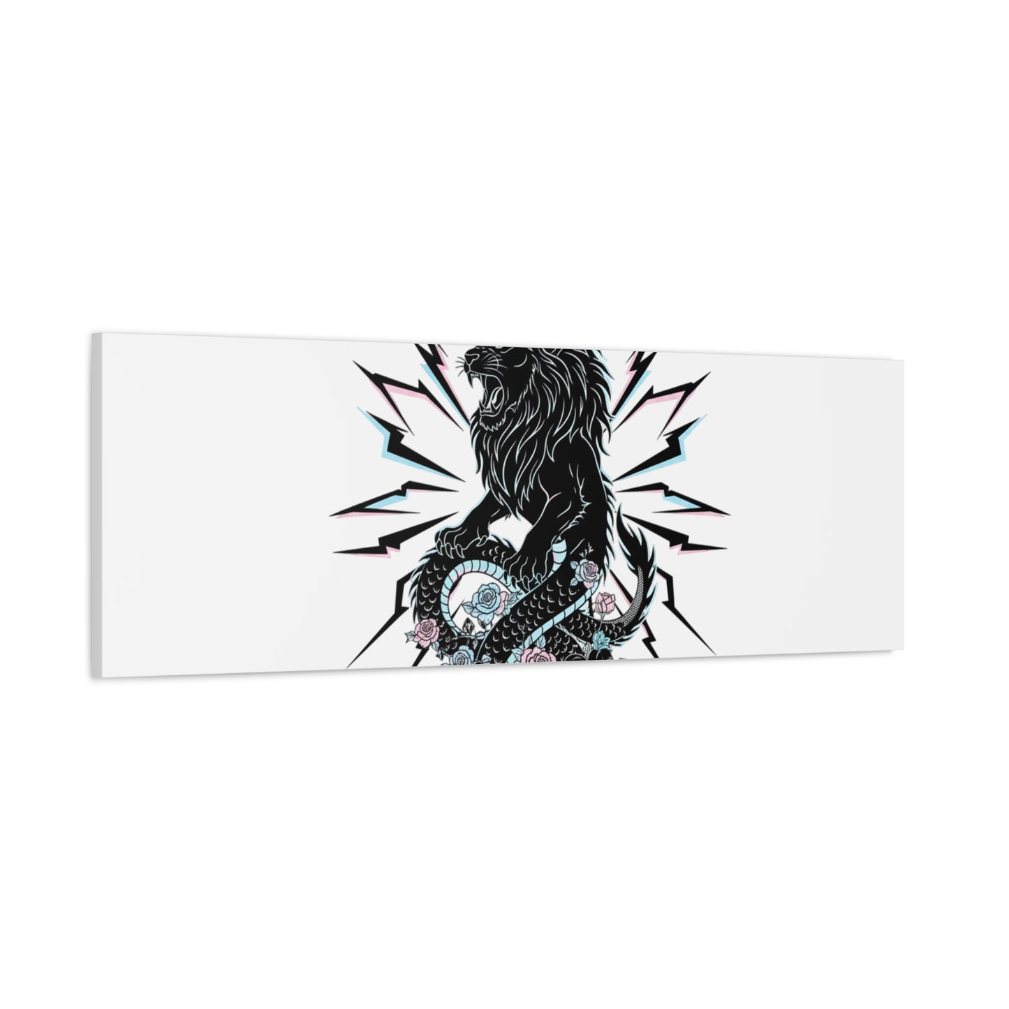 Breathe & Conquer Canvas | Matte Stretched Wall Art, Heavy Metal Wellness