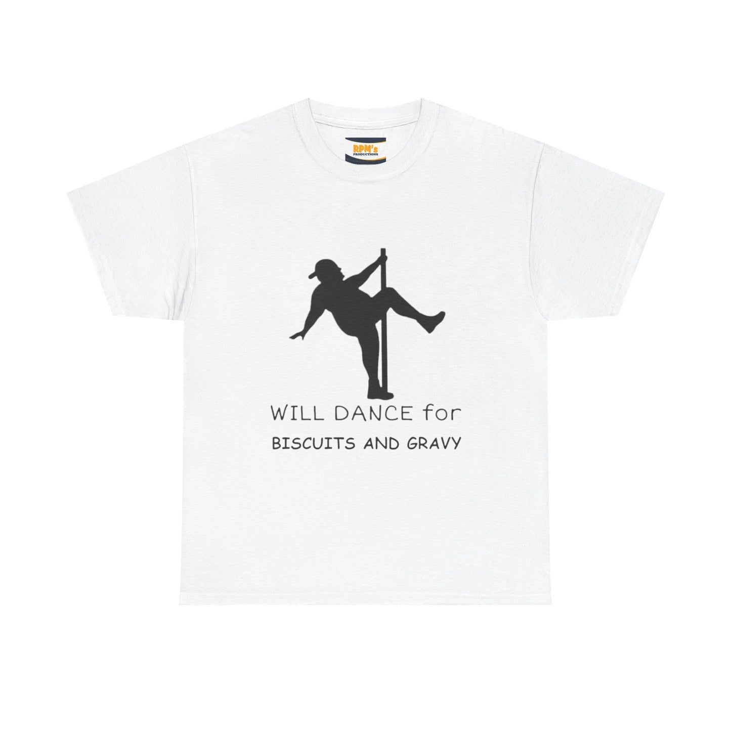 Whimsical Dance Tee - Unisex Heavy Cotton Tee, Great for Festivals, Gifts, Dance Events, Casual Wear, or Food Lovers