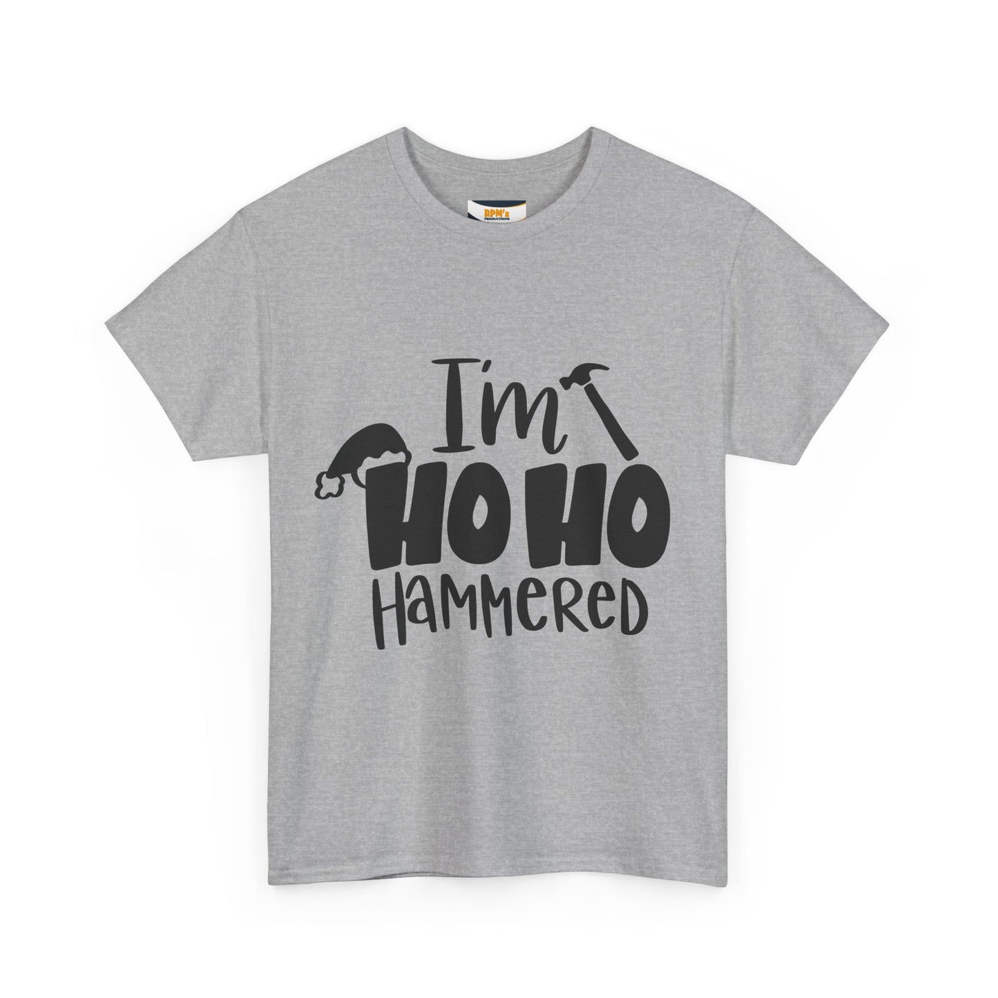I'm Hammered Holiday Tee, Funny Christmas T-Shirt, Unisex Humor Top, Gift for Dad, Party Shirt, Casual Wear