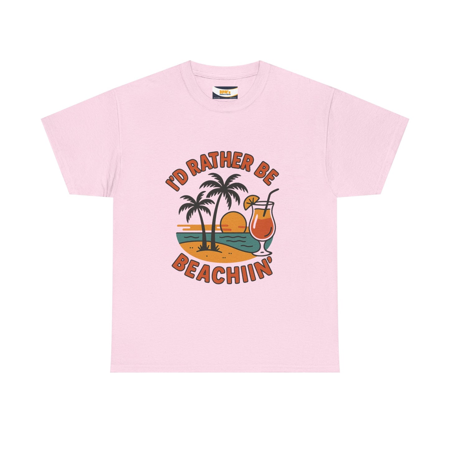 Fun Beach Vibes Unisex Cotton Tee, Summer Shirt, Beach Lover Gift, Relaxed Fit Tee, Casual Wear, Vacation Apparel, Tropical Design