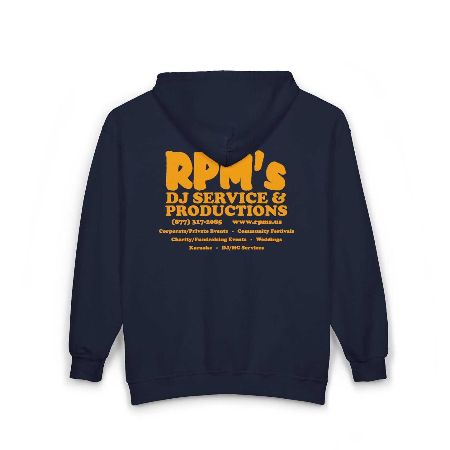 RPM's Cozy Unisex Zip Hoodie - Perfect for Everyday, Layering, Gift for Him/Her, Casual Wear, Unisex Fashion, Streetwear