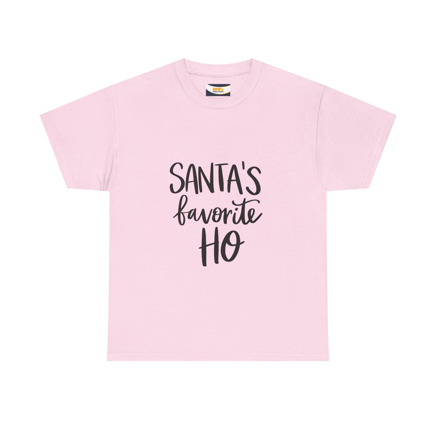 Santa's Favorite Heavy Cotton Tee, Christmas T-Shirt, Holiday Gift, Unisex Tee, Festive Apparel, Funny Christmas Shirt