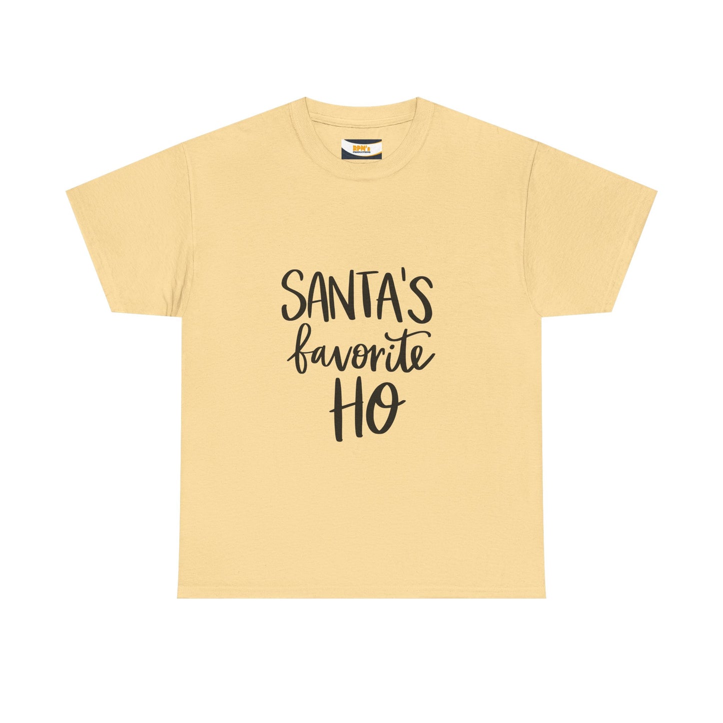 Santa's Favorite Heavy Cotton Tee, Christmas T-Shirt, Holiday Gift, Unisex Tee, Festive Apparel, Funny Christmas Shirt