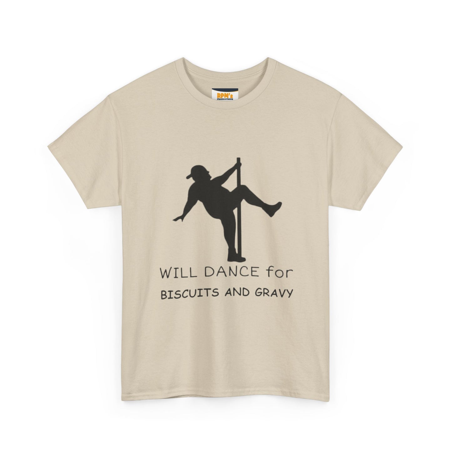 Whimsical Dance Tee - Unisex Heavy Cotton Tee, Great for Festivals, Gifts, Dance Events, Casual Wear, or Food Lovers